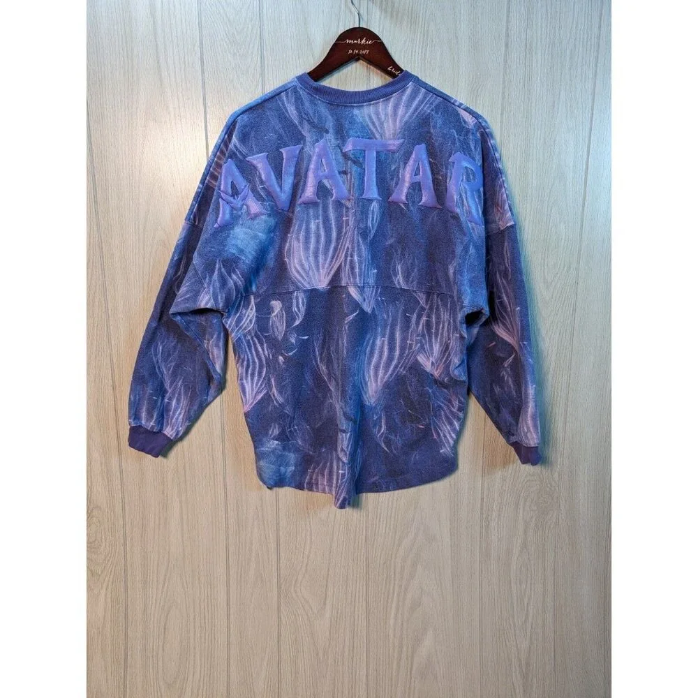 Spirit Jersey Adult Small Disney Avatar Jelly Fish All Over Print Oversize Faded - Picture 3 of 8